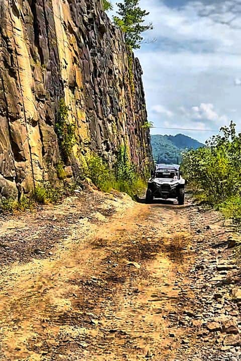 Country Roads ATV Retreat cabin exterior — Hatfield McCoy trail basecamp, Delbarton WV
