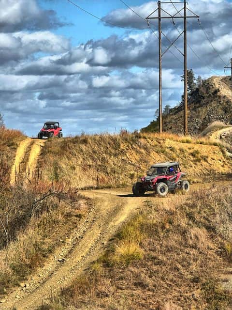 Scenic mountain ridge view Rockhouse Trail 41 42 Hatfield McCoy West Virginia